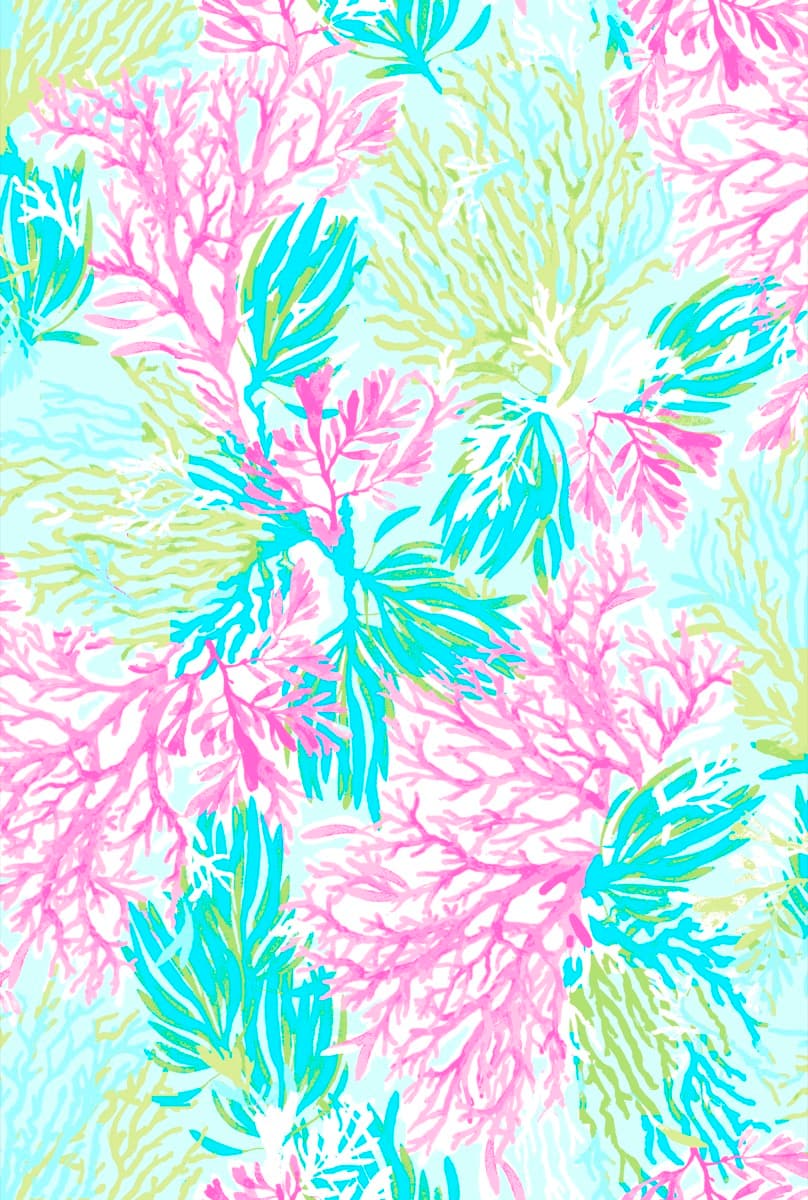 Coral Garden print, Col 3B